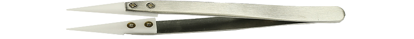 Value-Tec 1.ZTA Pinzette mit Keramikspitzen, feine Spitzen, 132 mm