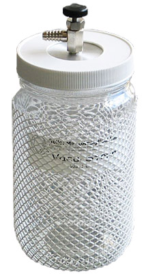 Vacu-Storr high vacuum glass storage container 