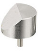 REM Stiftprobenteller, 45°, Ø 25,4 mm Kopf, Standard Pin, Aluminium