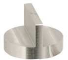 Hitachi Probenteller, Ø 25 x 16 mm, M4, 2x 90° Stufe, Aluminium