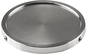 EM-Tec F90 filter disc holder for Ø90mm filters, pin