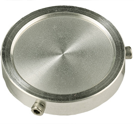 EM-Tec F47 filter disc holder for Ø47mm filters, pin