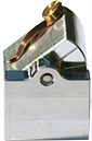 EM-Tec TV12C Mini-Kippprobenteller, 0-90° variabel mit 1 x S-Clip, 0, 30, 45, 70 und 90 Grad Winkelanzeigen, M4