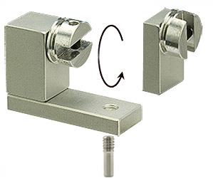 EM-Tec PH92 Mini-Klemmprobenhalter 90° REM Dreh-Probenhalterkit, kompatibel mit Pin & M4