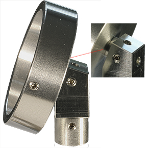 EM-Tec H79 EBSD 70° pre-tilt sample holder for Ø40mm / Ø38mm / Ø1-1/2 inch mounts, M4