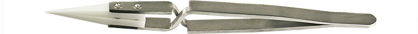 Value-Tec 1X.ZTA Umkehrpinzette mit Keramikspitzen, feine Spitzen, 142 mm