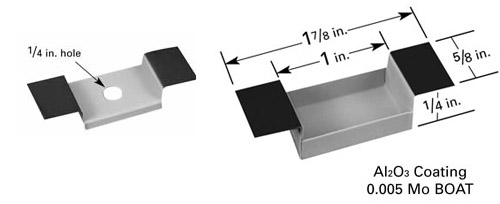 Aluminiumoxid beschichtete Tantaal Micro-Electronics Verdampfungsquelle ME22 