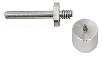 Standard Stiftprobenteller Adapter mit Stützkragen, für Hitachi größere Probenteller mit M4 Bohrung und ISI/ABT/Topcon Adapter