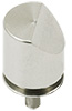 REM Stiftprobenteller, hohes Profil, 45° Schräge, Ø 12,7 mm Kopf, Standard Pin, Aluminium