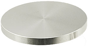 Hitachi Probenteller, Ø 63 x 6 mm, M4 zylindrisch, Aluminium