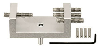 EM-Tec B38 Klemmprobenhalter für Proben bis 38mm, Aluminium, Std. Pin