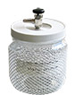 Vacu-Storr Hochvakuum-Aufbewahrungsbehälter, Glas, mittel, 320 ccm