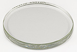 Replacement hardened glass lid for EM-Storr 110EL large vacuum sample container, Ø130 x 15mm