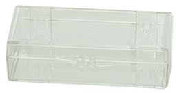 Micro-Tec C29 durchsichtige Aufbewahrungsschachtel, aufklappbar, 72 x 30 x 19 mm