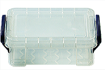 Microtec SR20 Polypropylen wirklich robuste Aufbewahrungsbox, durchsichtig, stapelbar, 120 x 85 x 45 mm, 0,2 Ltr