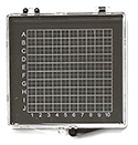Micro-Tec GB33 Haftgelbox, transparentes / schwarzes Polystyrol 95x85x12 mm