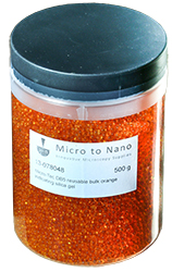 Micro-Tec DB5 wiederverwendbares orange Silica-Gel Trocknungsmittel, lose, 500 Gramm