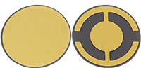 EM-Tec 6 MHz / Ø14,0 mm, Gold Quarzkristallen für Schichtdickenmessgeräte