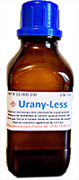 UranyLess, uranfreie flüssige Markerlösung für LEICA EM Stain, 200 ml Flasche