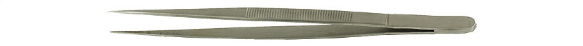 Value-Tec 610.MS robuste Pinzette für industrielle Zwecke, Typ 610, gerade, spitze, geriffelte Spitzen, 150 mm, magnetisch, Edelstahl