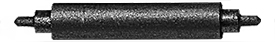 Ultrahochreine Kohlestäbe Ø 6,15 x 42 mm, doppelseitig profilgespitzt für Cressington Kohlebedampfungssysteme