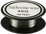 Nickel-Chrom 60 Draht zur Hochvakuumbedampfung oder Heizung, 60/16/24 Gew.% Ni/Cr/Fe, 0.25 mm Durchmesser x 30 meter L, 99.5% Reinheit