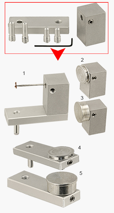 EM-Tec S-Clip SEM sample holders