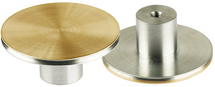 Silver SEM Sputter target 57mm diameter x 0.1mm thick Ag 99.99% pure 