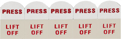 Leitende, doppelseitig klebende Lift-N-Press Klebetabs