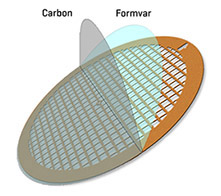 TEM Zubehör: Formvar Carbon Trägerfilme