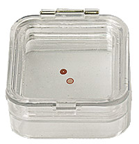 Pack of 12 MSE PRO Plastic Membrane Boxes (38x38x17 mm) for