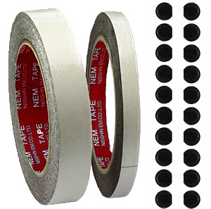 Super smooth conductive double sided adhesive carbon tapes for SEM/EDS  analysis of fine powders and fibres and GSR