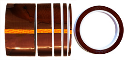 Single sided polyimide tape (similar to Kapton), 0.08mm thickness, 33m Long