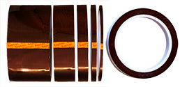 Single sided polyimide tape (similar to Kapton), 0.12mm thickness, 33m long
