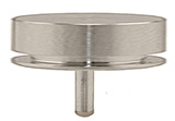 SEM pin stub Ø25.4 diameter + 4mm extra height, standard pin, aluminium