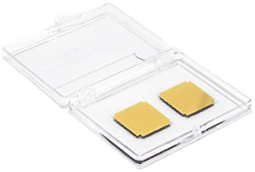 Nano-Tec gold coated microscope coverslips