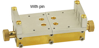 EM-Tec CV1 centering vise SEM sample holder for up to 110mm, pin
