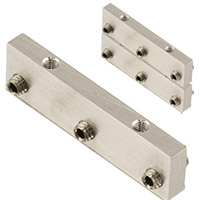 EM-Tec VH12 height extension vise clamp plate for VC12 with mounting screws,  incl. set screws