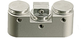EM-Tec FS21 FIB grid and sample holder for up to 2 FIB grids and  Ø12.7mm pin stub, M4