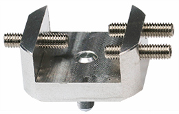 EM-Tec B16 bulk sample holder for up 16mm, aluminium, pin