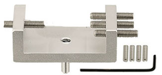 EM-Tec B52 bulk sample holder for up 52mm, aluminium, pin