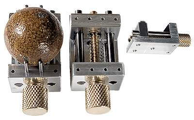 EM-Tec PV26 precision vise for up to 26mm samples, M4 threaded hole