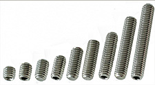 EM-Tec M3S set of socket set screws M3, stainless steel AISI 304:<br><br> 10 each M3 x 3mm, 10 each M3 x 4mm, 10 each M3 x 5mm, 10 each M3 x 6mm, 10 each M3 x 8mm, 10 each M3 x 10mm, 10 each M3 x 12mm, 10 each M3 x 16mm & 10 each M3 x 20mm