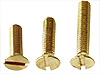EM-Tec M3FB set of slotted flat head screws M3, brass:<br><br> 10 each M3 x 10mm, 10 each M3 x 12mm & 10 each M3 x 16mm
