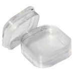 Micro-Tec M15 clear plastic membrane box,  38x38x17mm