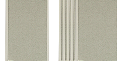 Leitfähige, doppelseitige Kohlenstoffklebebögen, 54 x 125 mm