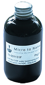 EM-Tec C30F water based conductive carbon paint, no VOC, 100g bottle