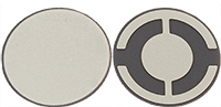EM-Tec 6 Mhz / Ø14.0mm, Silver Electrode Quartz Crystals for thickness monitors/controllers