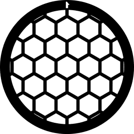 Gilder G50HEX TEM grid, standard 50 hexagonal mesh, 430 μm hole, 70 μm bar