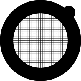 Gilder G300HS TEM grid, fine bar 300 square mesh, 73 μm hole, 10 μm bar